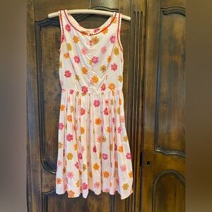 Vintage floral fit + flare ‘50s Bobbie Brown dress S XS/S (check measurements)